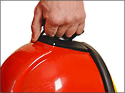 Blast Helmet, durable nylon cape