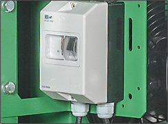 Compressed air aftercooler, Capacity 25 m³/min, G2" connection, electric drive