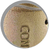 Malleable iron hose couplings, zinc plated, yellow passivated, for hose diameter 25 x 39 mm