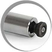 Internal pipe blasting nozzle, tungsten carbide, 5.0 mm x 200 mm