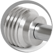 Internal pipe blasting nozzle, tungsten carbide, 5.0 mm x 200 mm