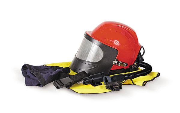 Blast Helmet, durable nylon cape