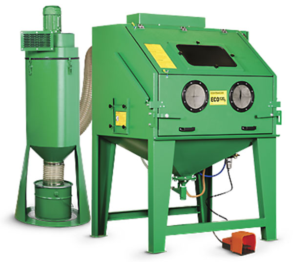 Suction type blast cabinet, Entry-level model