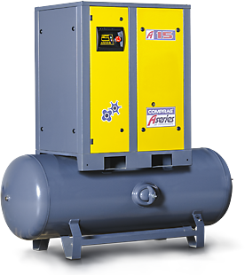 Screw compressors A-Serie with belt drive, on receiver tank